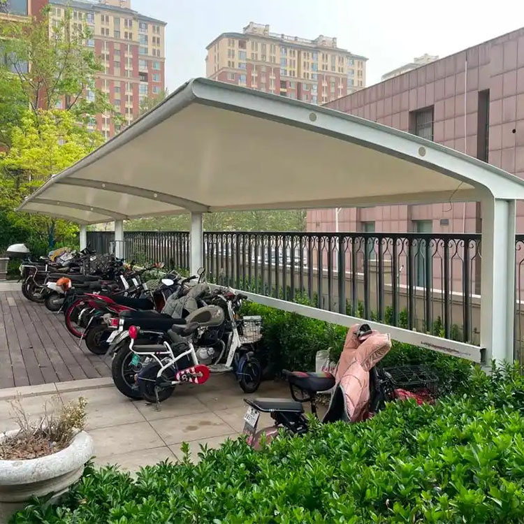 来安县膜结构电动车棚